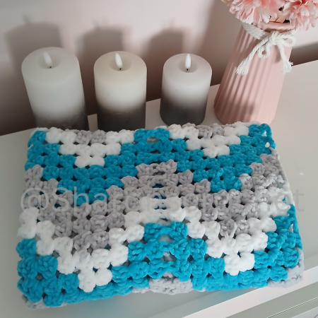 💙 Handmade Crochet Baby Blanket 💙