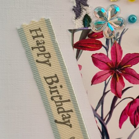 Handmade Birthday Card. Celebrate a special birthday with a cupcake!