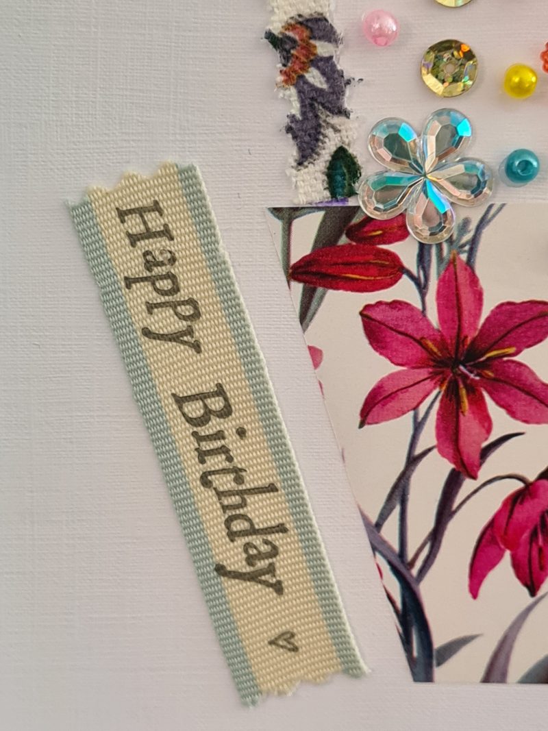 Handmade Birthday Card. Celebrate a special birthday with a cupcake!