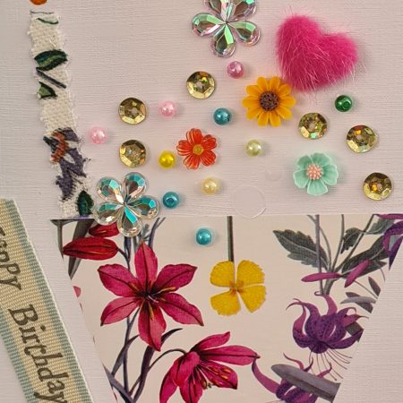 Handmade Birthday Card. Celebrate a special birthday with a cupcake!