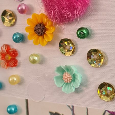 Handmade Birthday Card. Celebrate a special birthday with a cupcake!