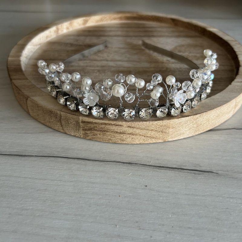 Handmade beaded tiara