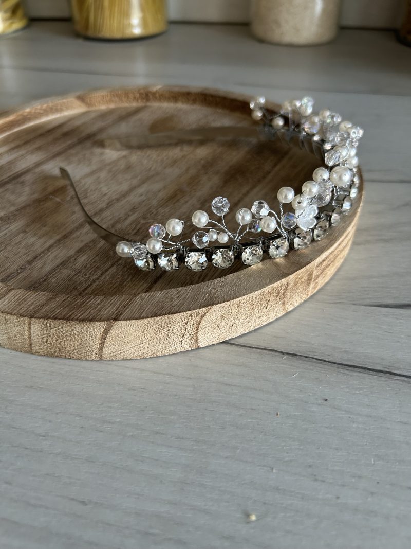 Handmade beaded tiara