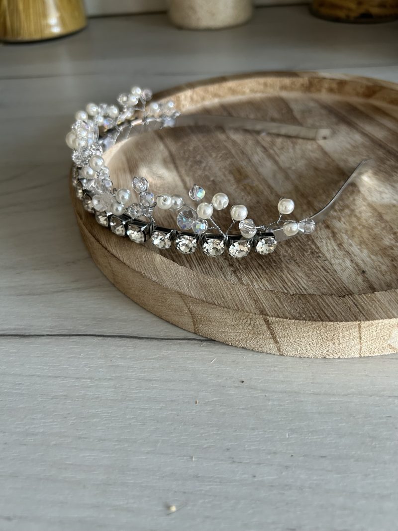 Handmade beaded tiara
