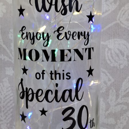 Happy Birthday Best Friend, Light up Wine Bottle Gift