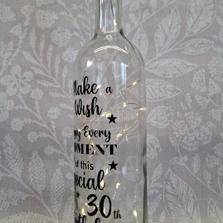 Happy Birthday Best Friend, Light up Wine Bottle Gift