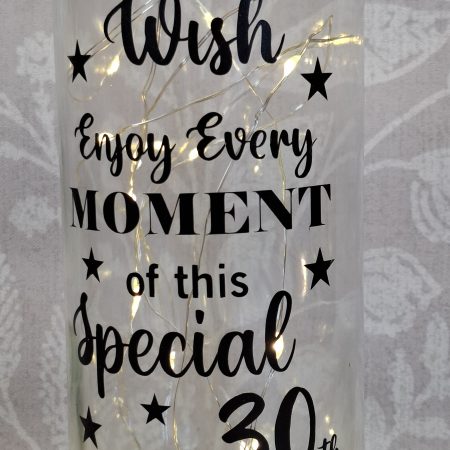 Happy Birthday Best Friend, Light up Wine Bottle Gift