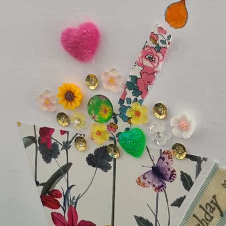 Handmade Birthday Card. Celebrate a special birthday with a cupcake!