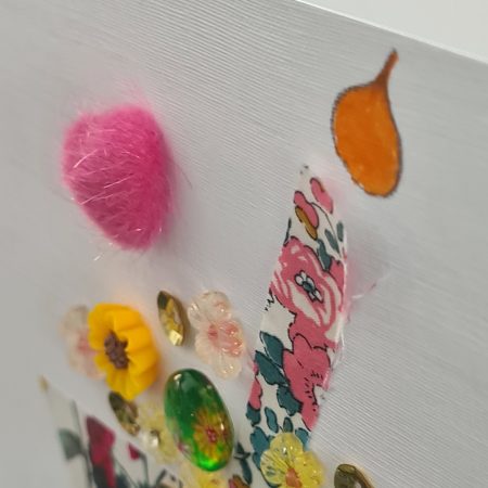 Handmade Birthday Card. Celebrate a special birthday with a cupcake!