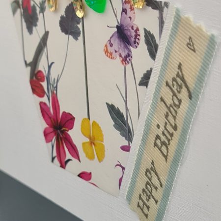 Handmade Birthday Card. Celebrate a special birthday with a cupcake!