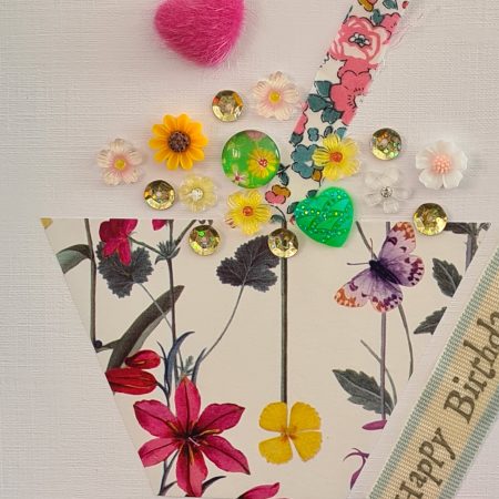 Handmade Birthday Card. Celebrate a special birthday with a cupcake!