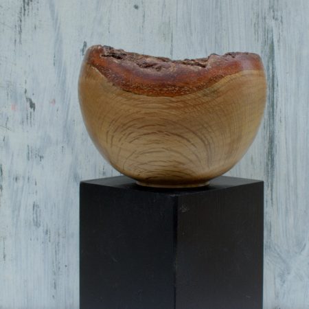 Small Natural Edge Bowl in Oak