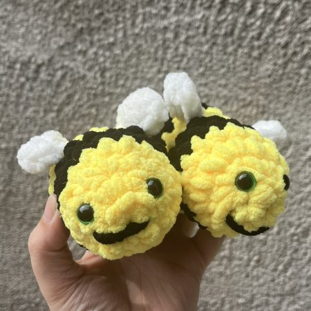 Amigurumi bumblebee plush