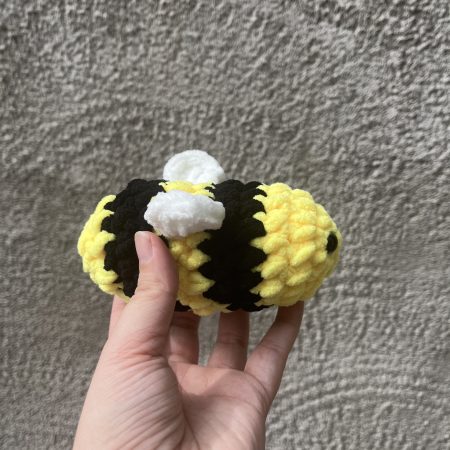Amigurumi bumblebee plush