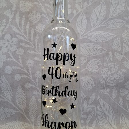 Special Happy Birthday Best Friend, Light up Wine Bottle Gift