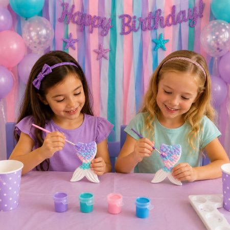 Paint Your Own Mermaid theme shapes, Choice of 3 shapes, Mermaid Themed Party Bag Filler,Kids Party Activity 🎨 🖌 🧜‍♀️