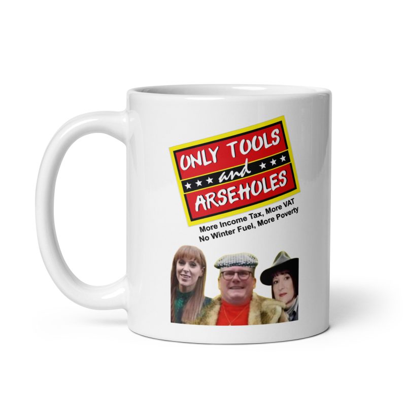 Labour Party Parody Mug, White Ceramic 11oz, Made To Order Funny Political Gift