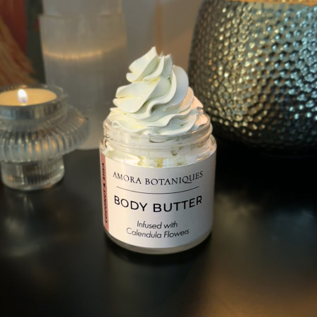 Calendula Infused Whipped Body Butter | Coconut, Jojoba, Shea