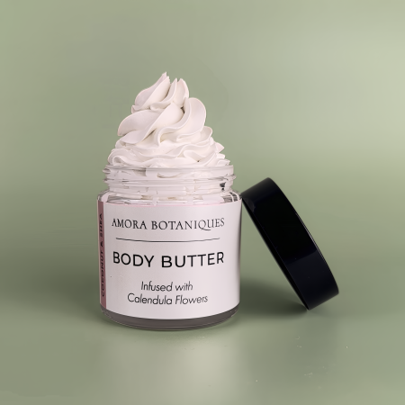 Calendula Infused Whipped Body Butter | Coconut, Jojoba, Shea
