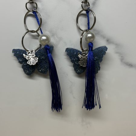 Resin Butterfly Keyrings
