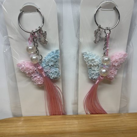 Resin Butterfly Keyrings