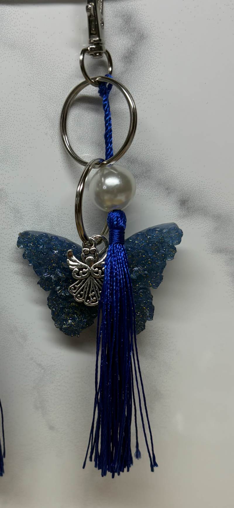 Resin Butterfly Keyrings