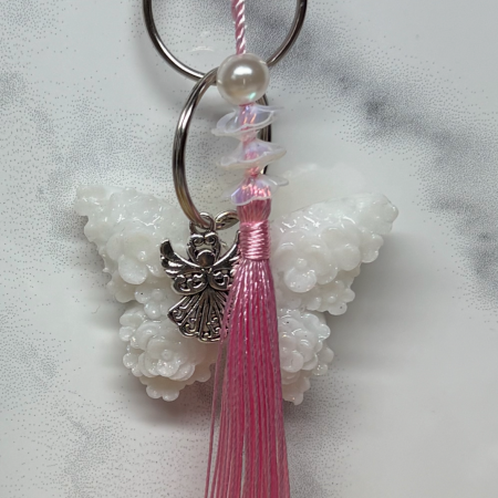 Resin Butterfly Keyrings