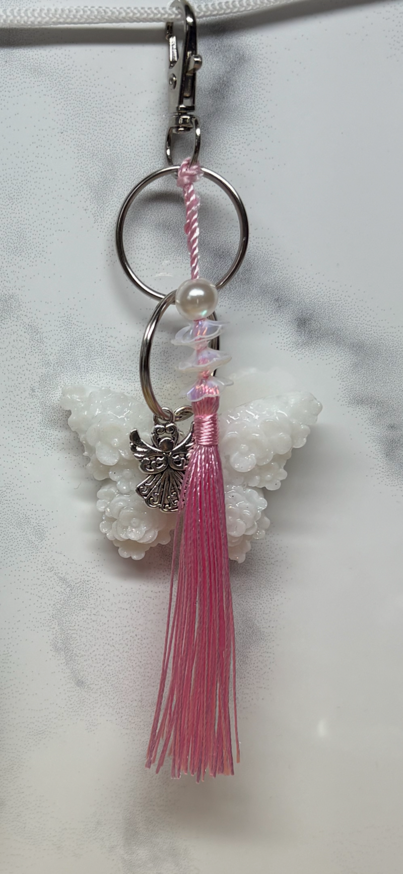 Resin Butterfly Keyrings