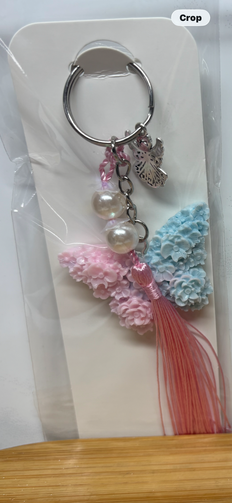 Resin Butterfly Keyrings