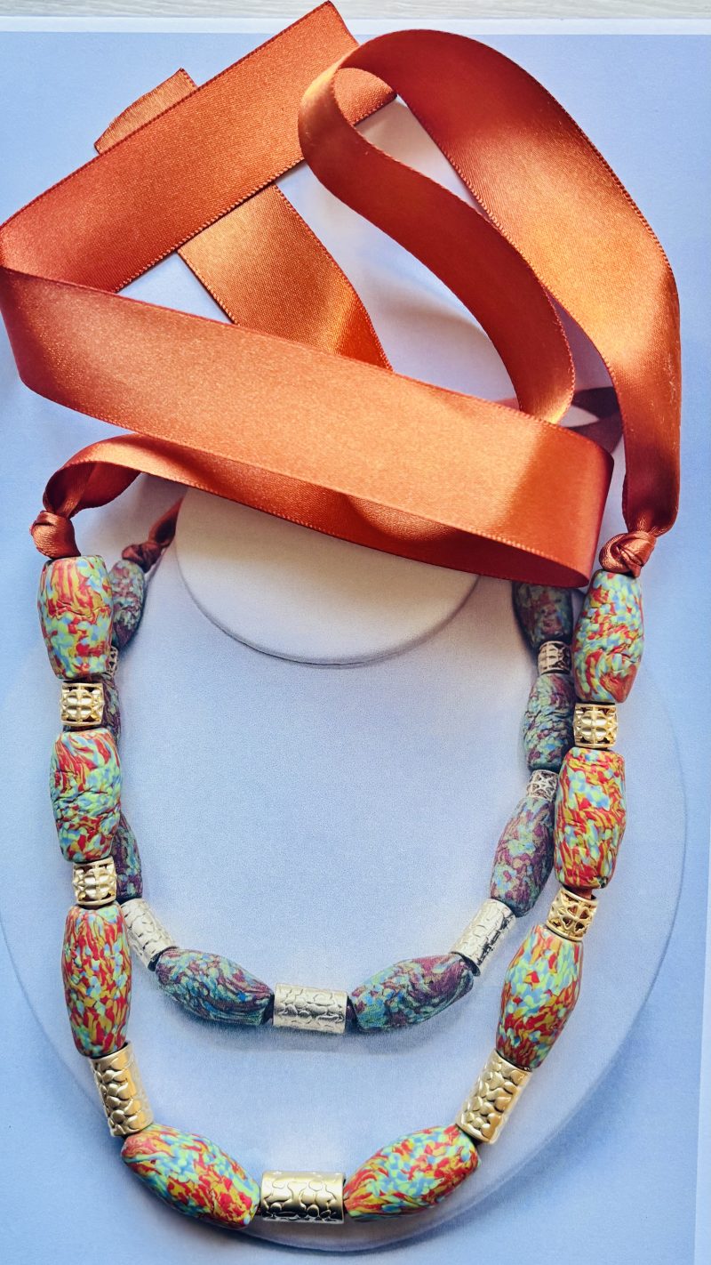 Autumn Mosaic Statement Necklace
