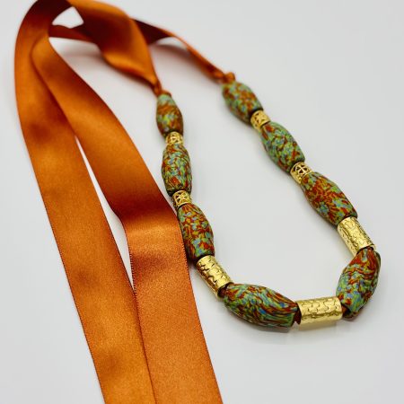 Autumn Mosaic Statement Necklace