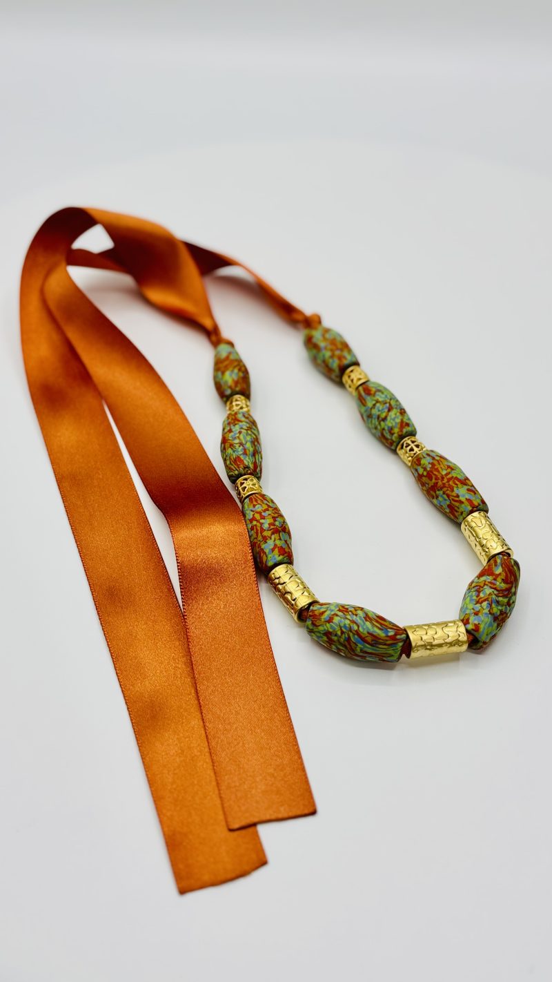 Autumn Mosaic Statement Necklace