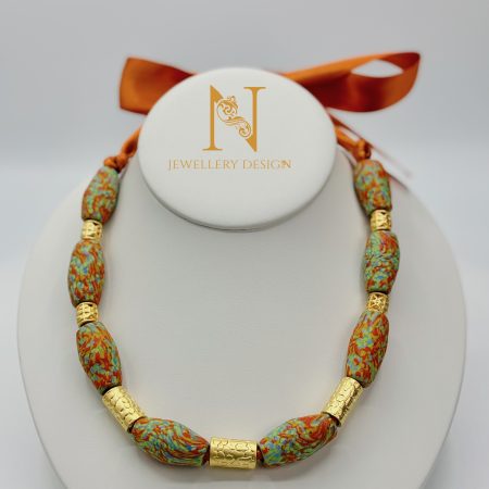 Autumn Mosaic Statement Necklace