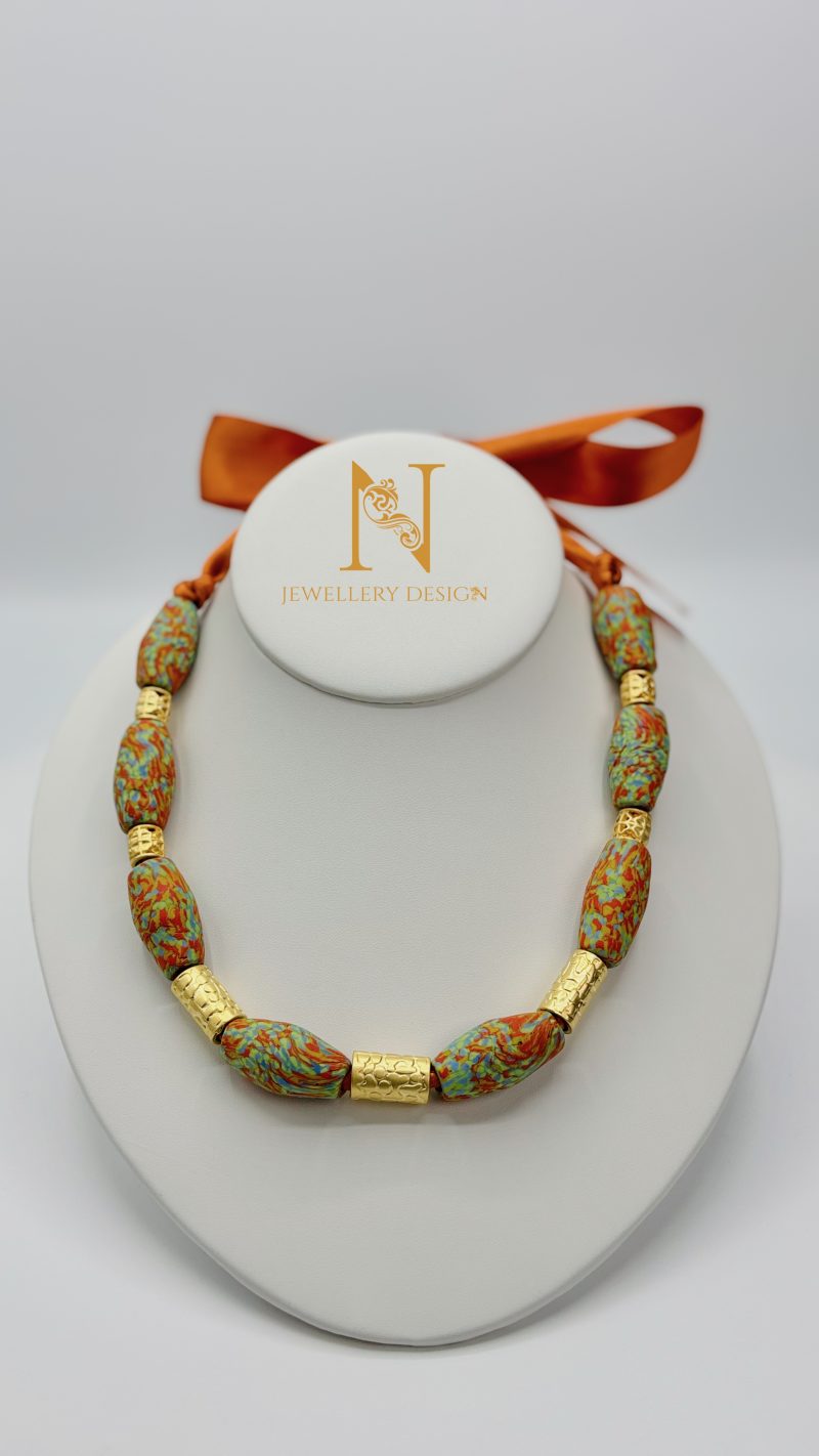 Autumn Mosaic Statement Necklace