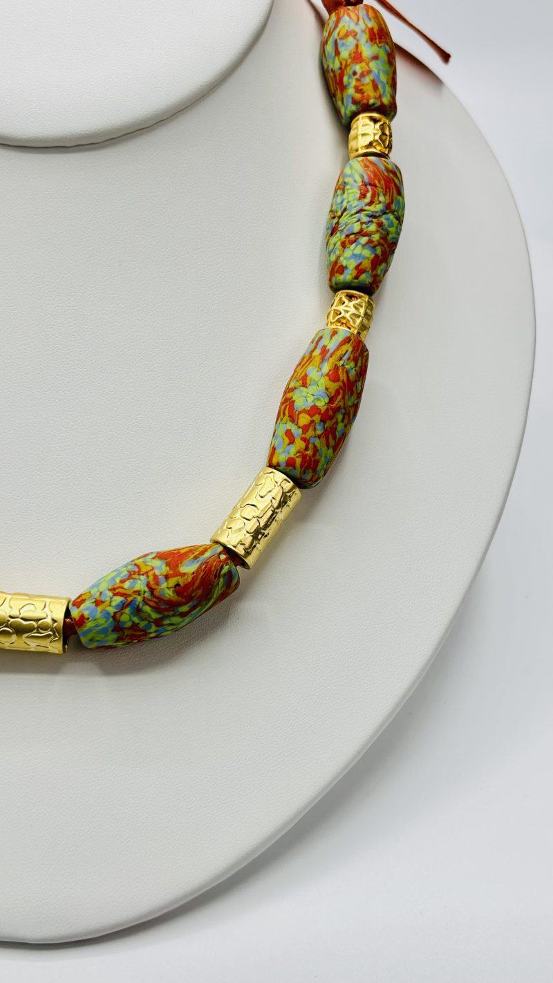 Autumn Mosaic Statement Necklace