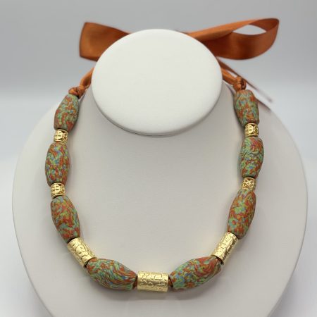 Autumn Mosaic Statement Necklace