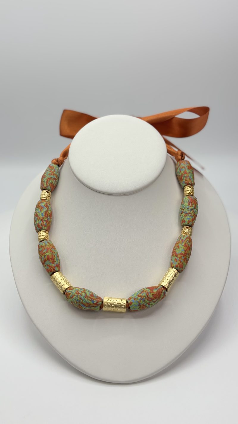 Autumn Mosaic Statement Necklace