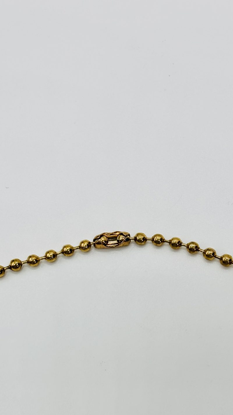 White & Gold Statement Necklace