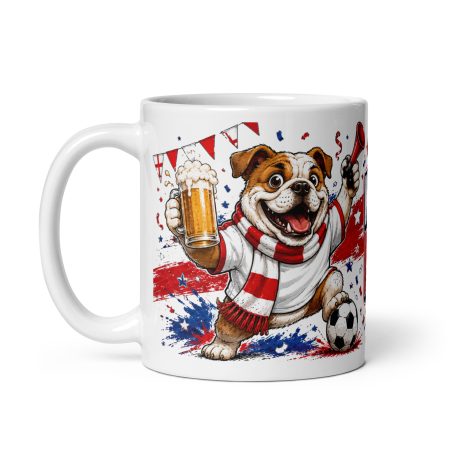 England World Cup 2026 White Ceramic 11oz Football Fan Mug Made To Order