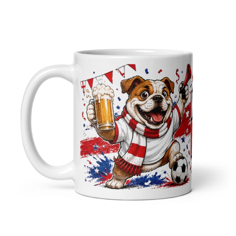 England World Cup 2026 White Ceramic 11oz Football Fan Mug Made To Order