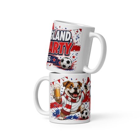 England World Cup 2026 White Ceramic 11oz Football Fan Mug Made To Order