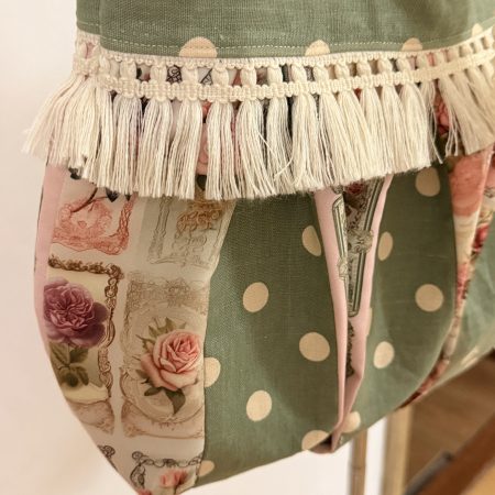 Vintage polka dot bag