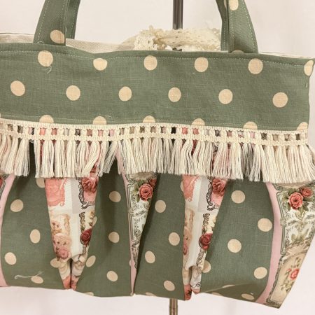 Vintage polka dot bag