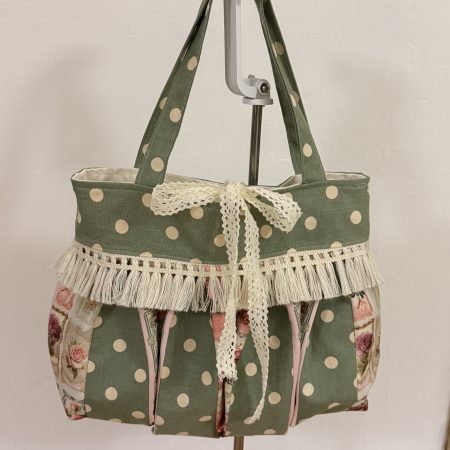 Vintage polka dot bag