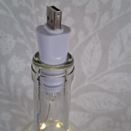 Happy Anniversary, Special Day Customised and Personalised, Mr and Mrs Light up Bottle Gift.