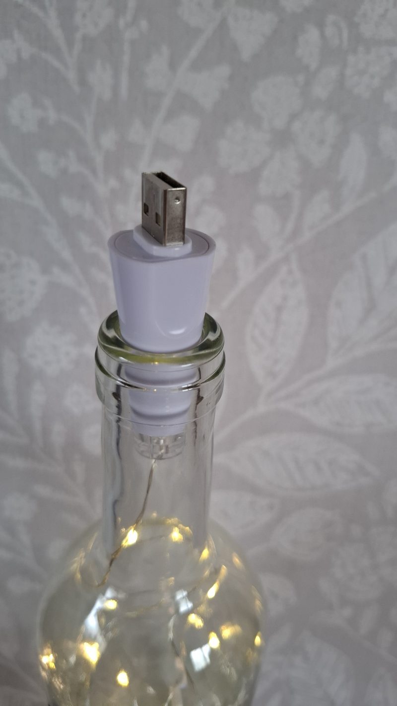 Happy Anniversary, Special Day Customised and Personalised, Mr and Mrs Light up Bottle Gift.