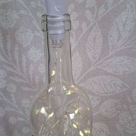 Happy Anniversary, Special Day Customised and Personalised, Mr and Mrs Light up Bottle Gift.