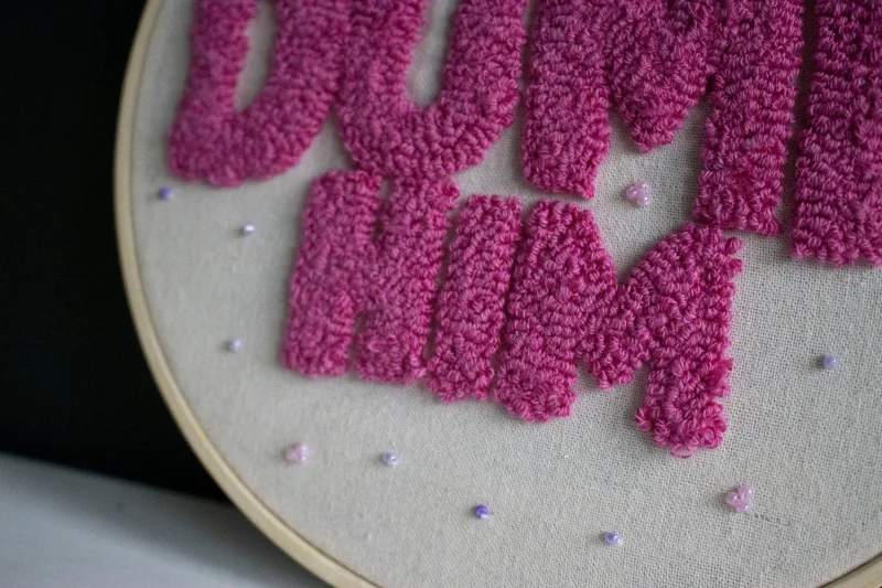 Embroidery Wall Art | Punch Needle | Home Decor