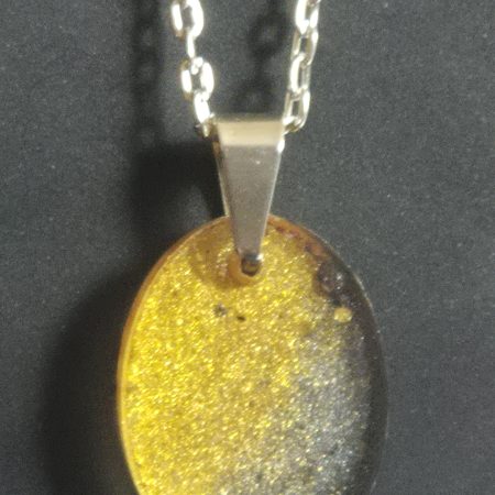 Resin handmade necklace.