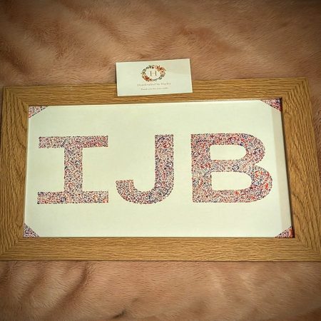 Floral initials + up to 3 initials A4